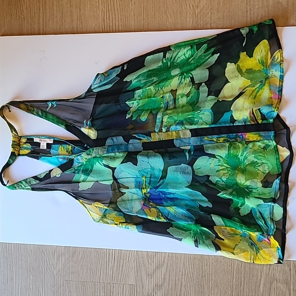Ella Moss SHEER racerback top